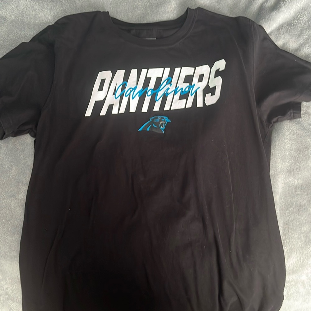 Men’s Carolina Panthers Script Tee